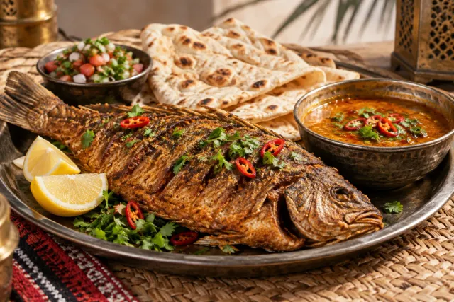 Bu Qtair — Jumeirah fish shack, cash only