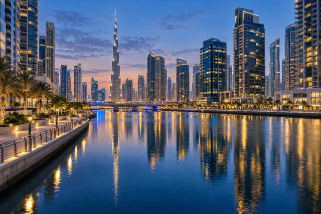Business Bay Canal Reflections