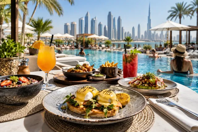 Reform Social & Grill — pool brunch