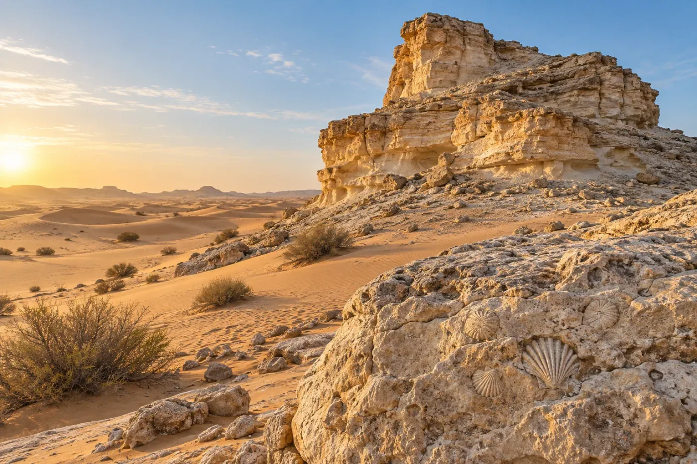Al Qudra Fossil Rock