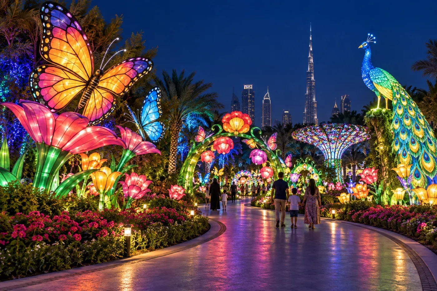 Dubai Garden Glow