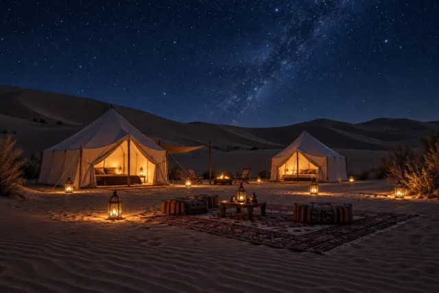 Overnight Desert Safari — camping & stargazing
