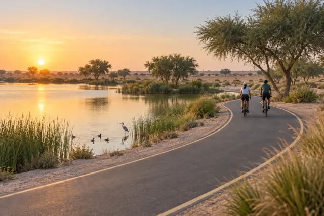 Al Qudra Lakes & Cycle Path