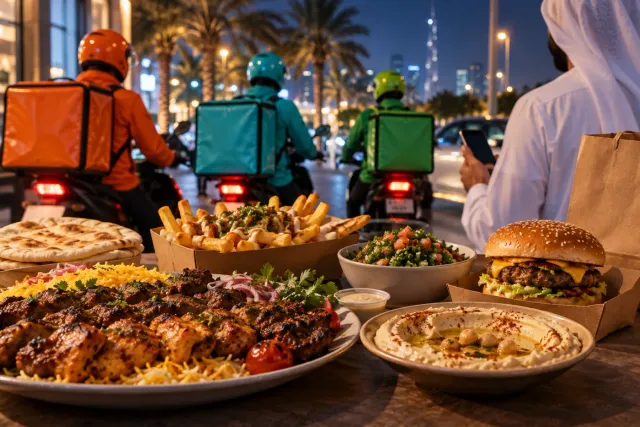Talabat, Deliveroo, Careem Now (apps)