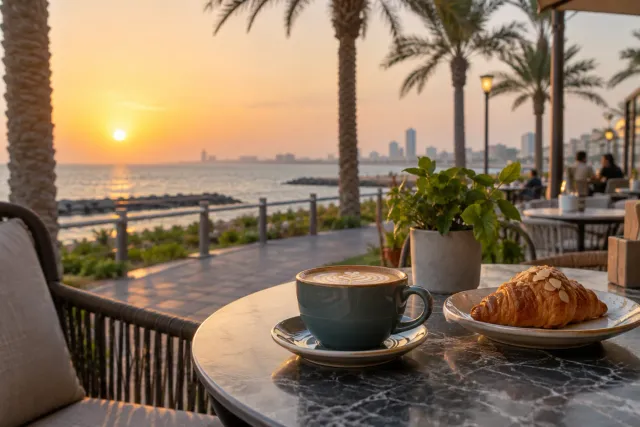 Corniche coffee shops