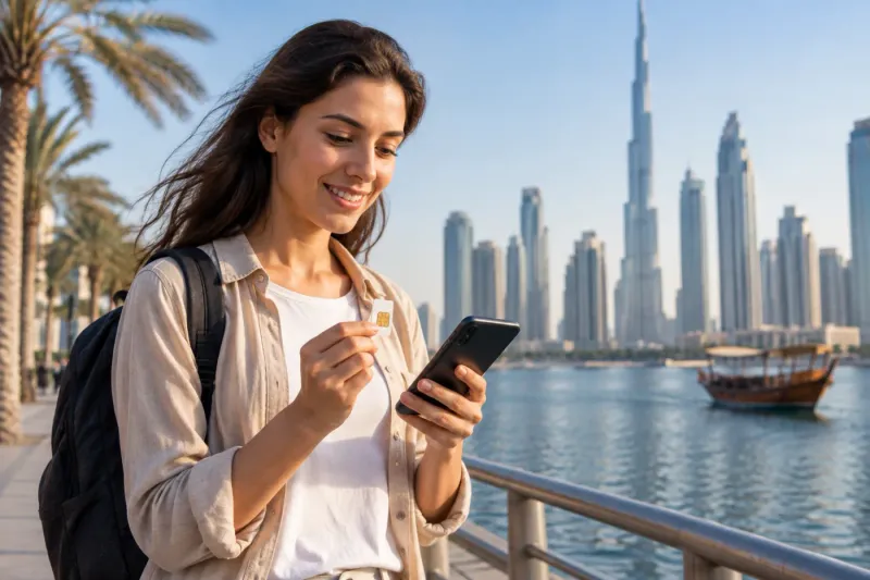 Stay connected in Dubai — SIM cards and Wi-Fi